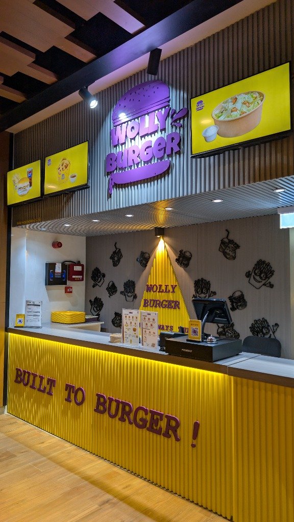 Wolly Burger Counter at Cityland Mall Dubai