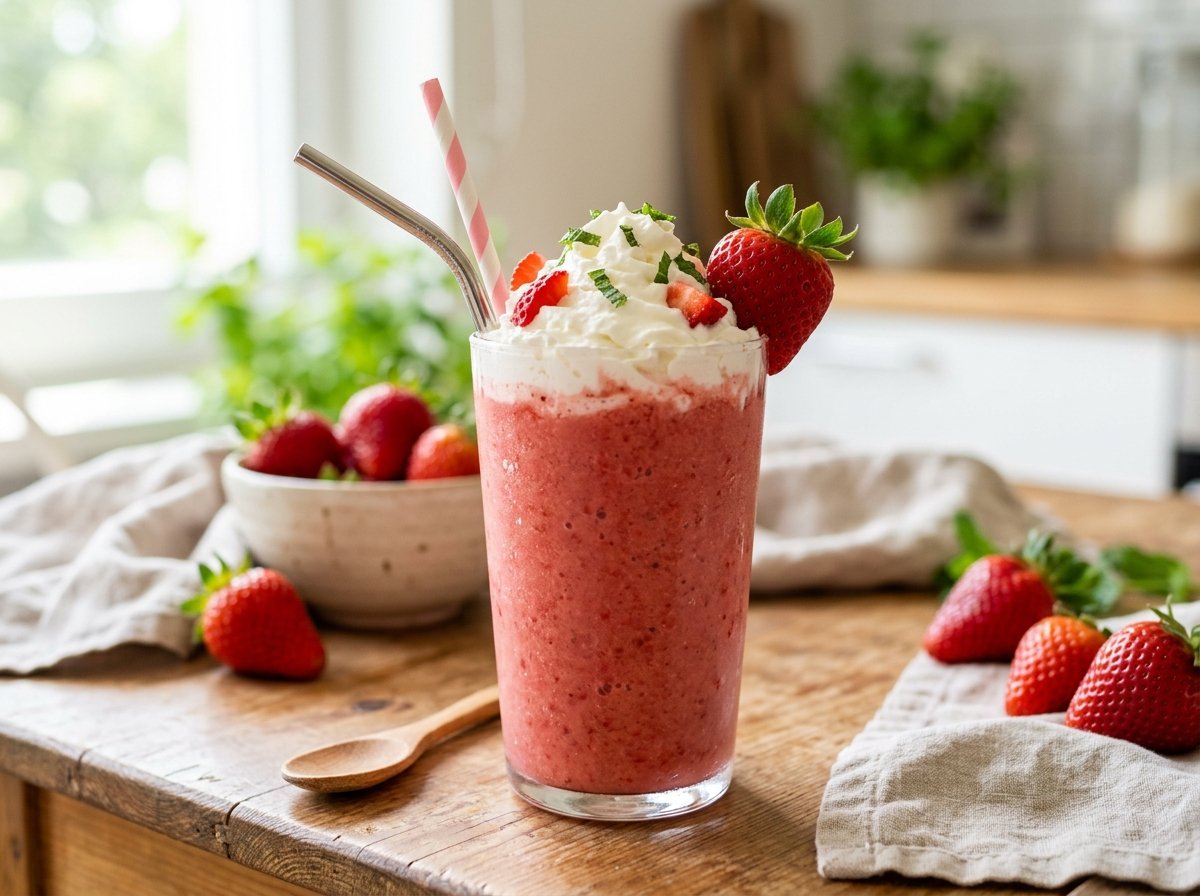 Strawberry Split Smoothie